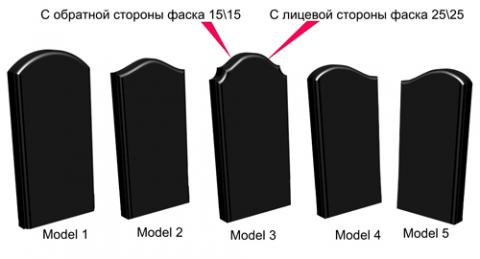 Варианты фасок - Камень памяти - Примеры других исполнителей